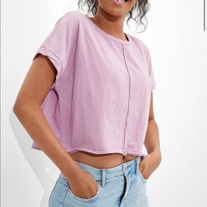 NWOT AE Doleman Sleeve T-Shirt